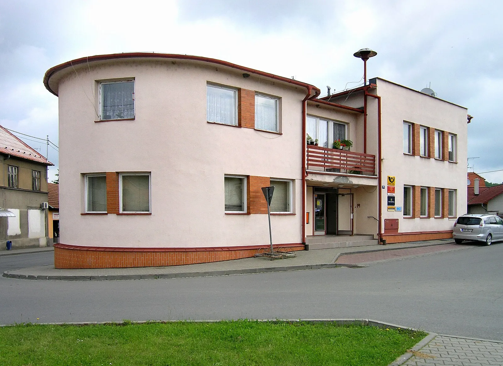 Pohled na obec Želechovice nad Dřevnicí, okres Zlín