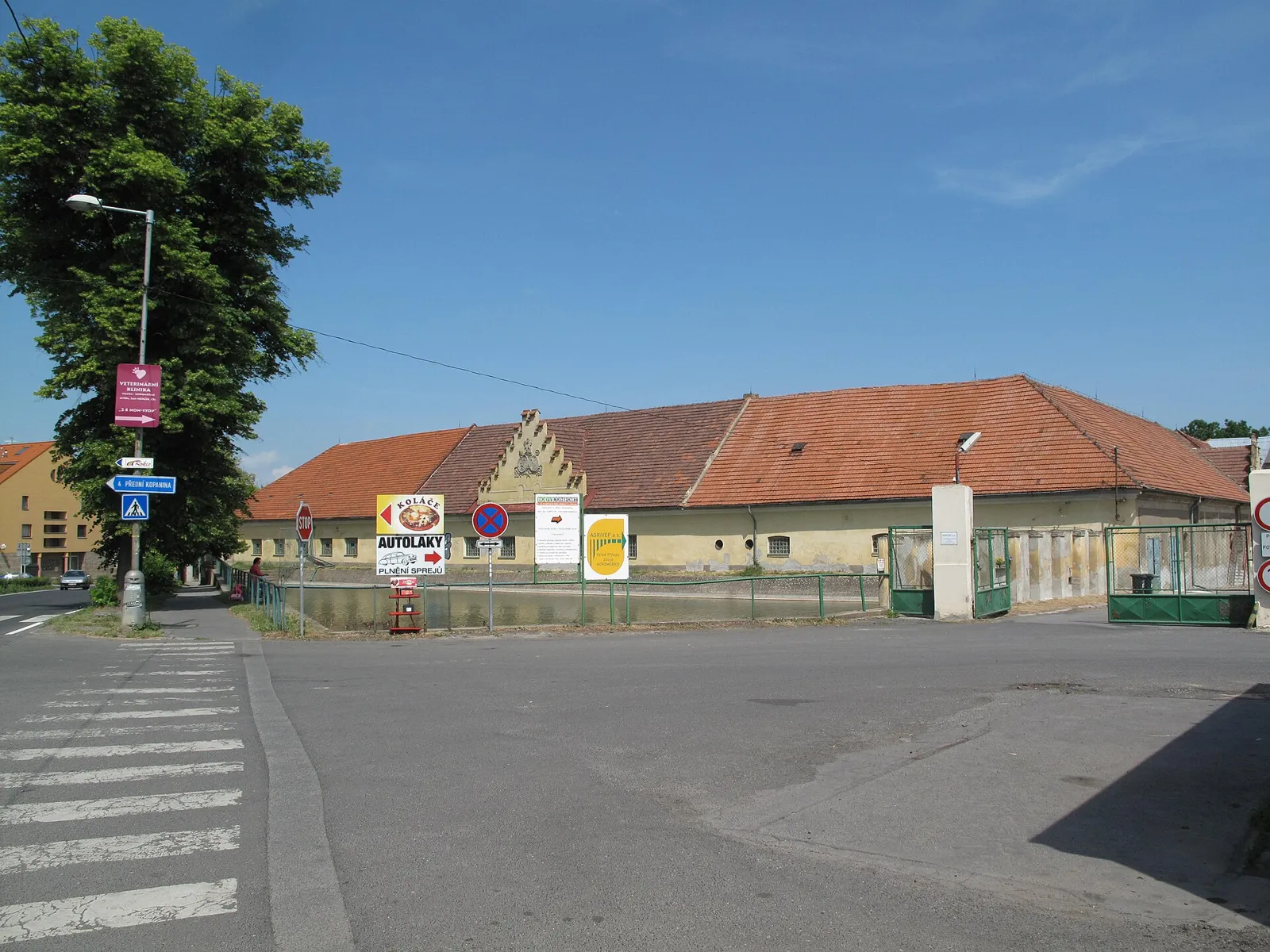 Pohled na obec Horoměřice, okres Praha-západ