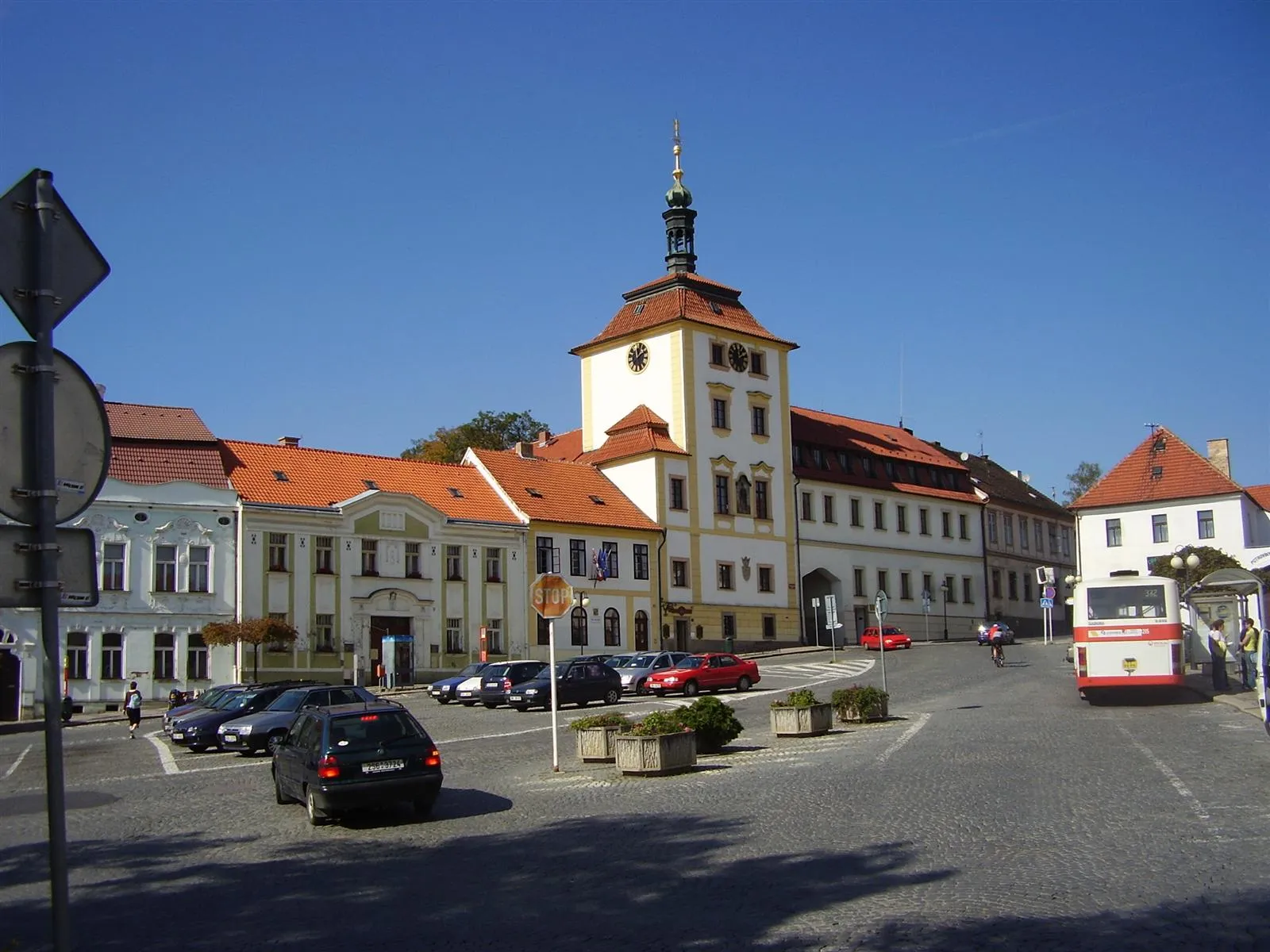 Pohled na obec Jílové u Prahy, okres Praha-západ