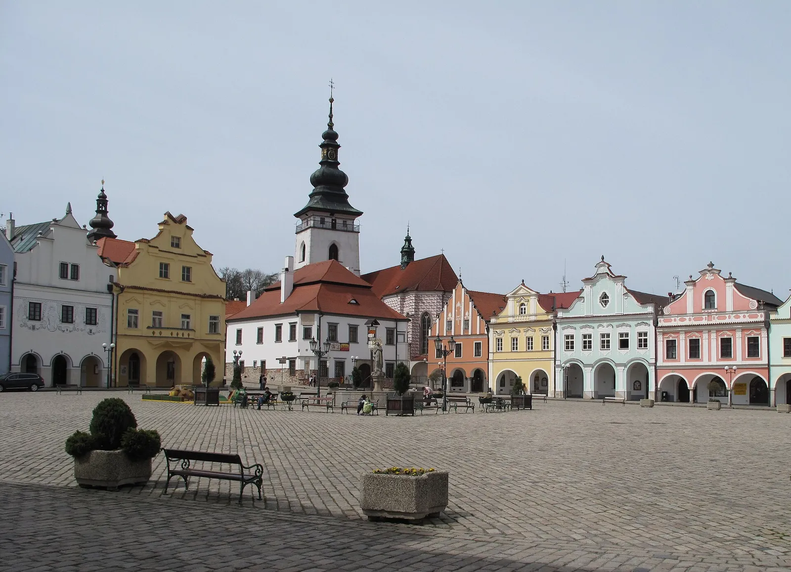 Pohled na obec Pelhřimov, okres Pelhřimov
