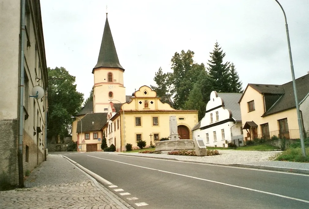 Pohled na obec Nýrsko, okres Klatovy