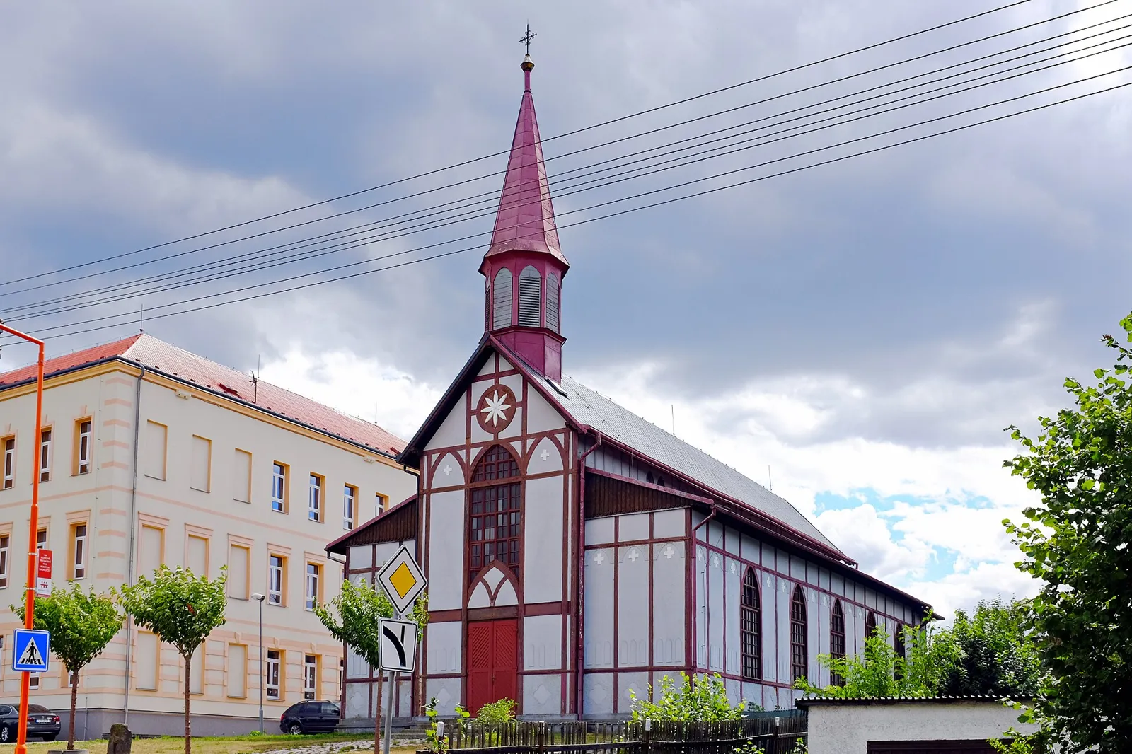 Pohled na obec Nové Sedlo, okres Sokolov