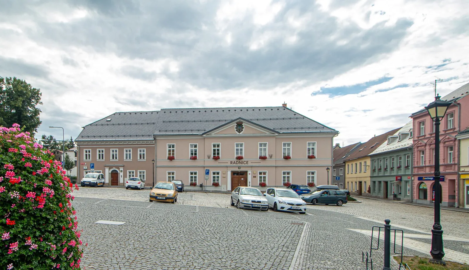 Pohled na obec Šluknov, okres Děčín