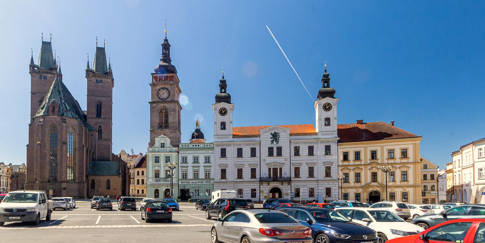Pohled na obec Hradec Králové, okres Hradec Králové