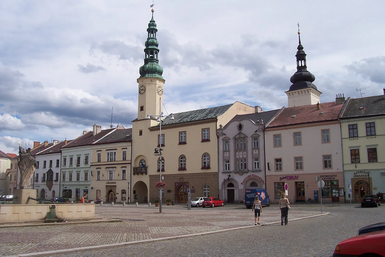 Pohled na obec Moravská Třebová, okres Svitavy