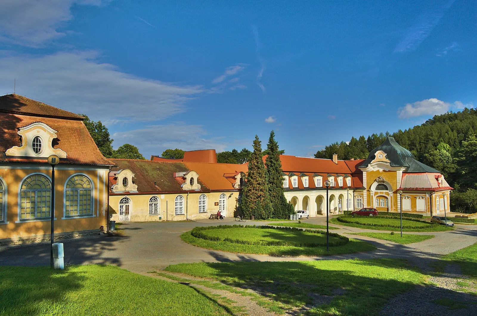 Pohled na obec Velké Opatovice, okres Blansko