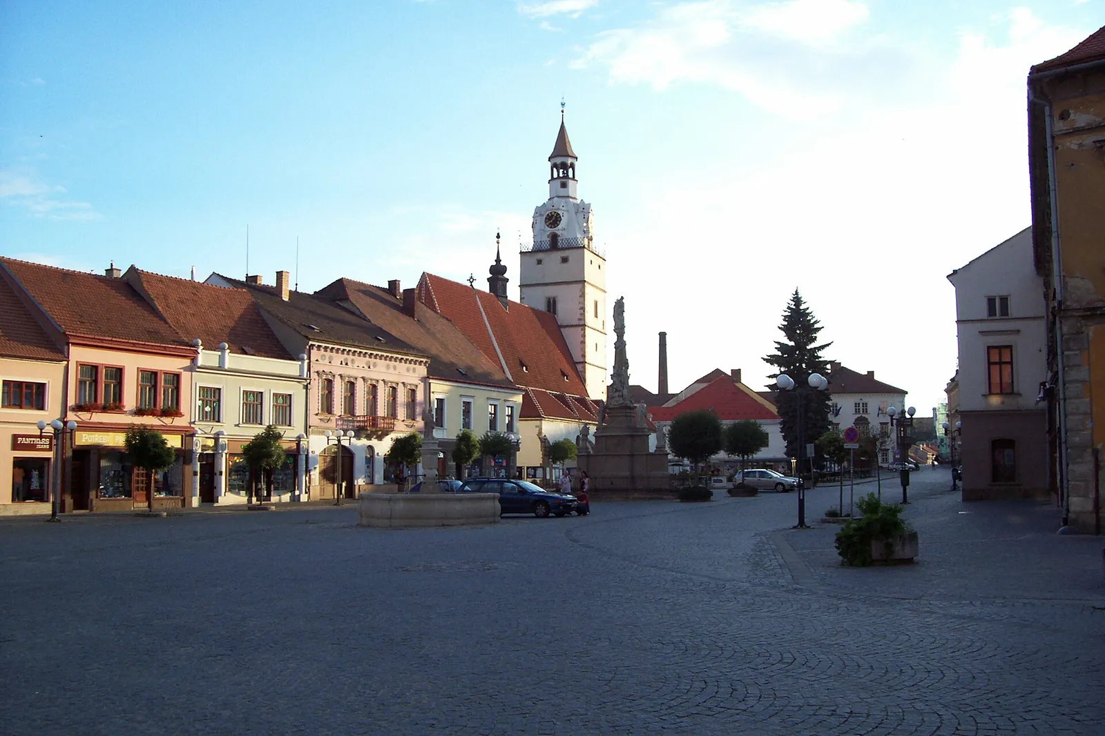 Pohled na obec Ivančice, okres Brno-venkov