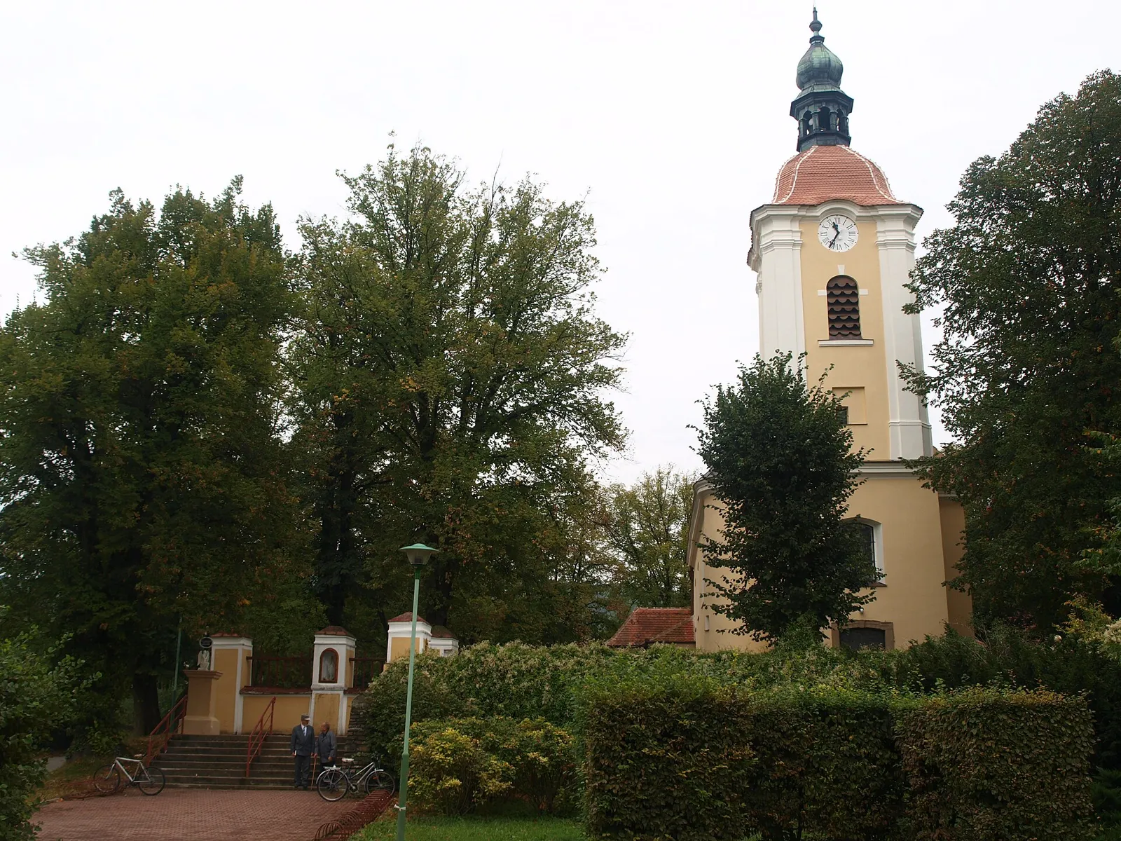 Pohled na obec Velká nad Veličkou, okres Hodonín