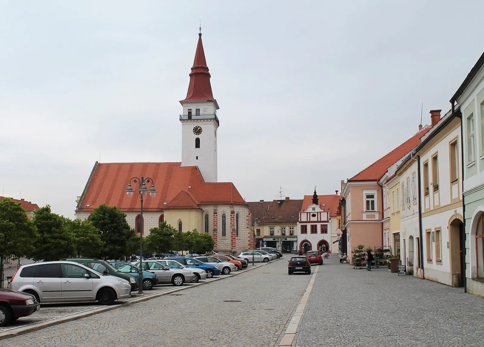 Pohled na obec Jemnice, okres Třebíč