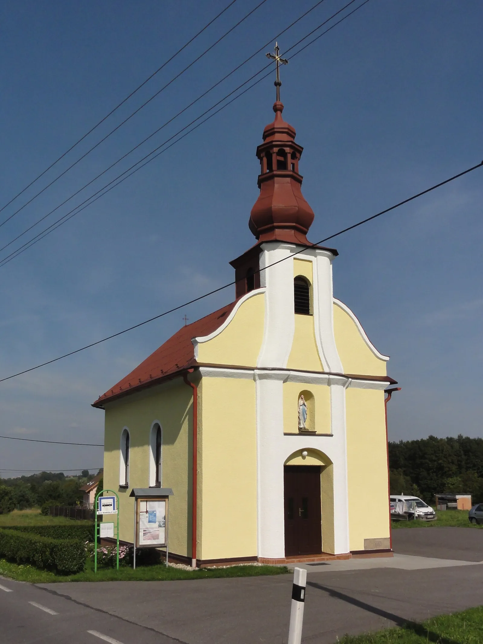 Pohled na obec Horní Bludovice, okres Karviná