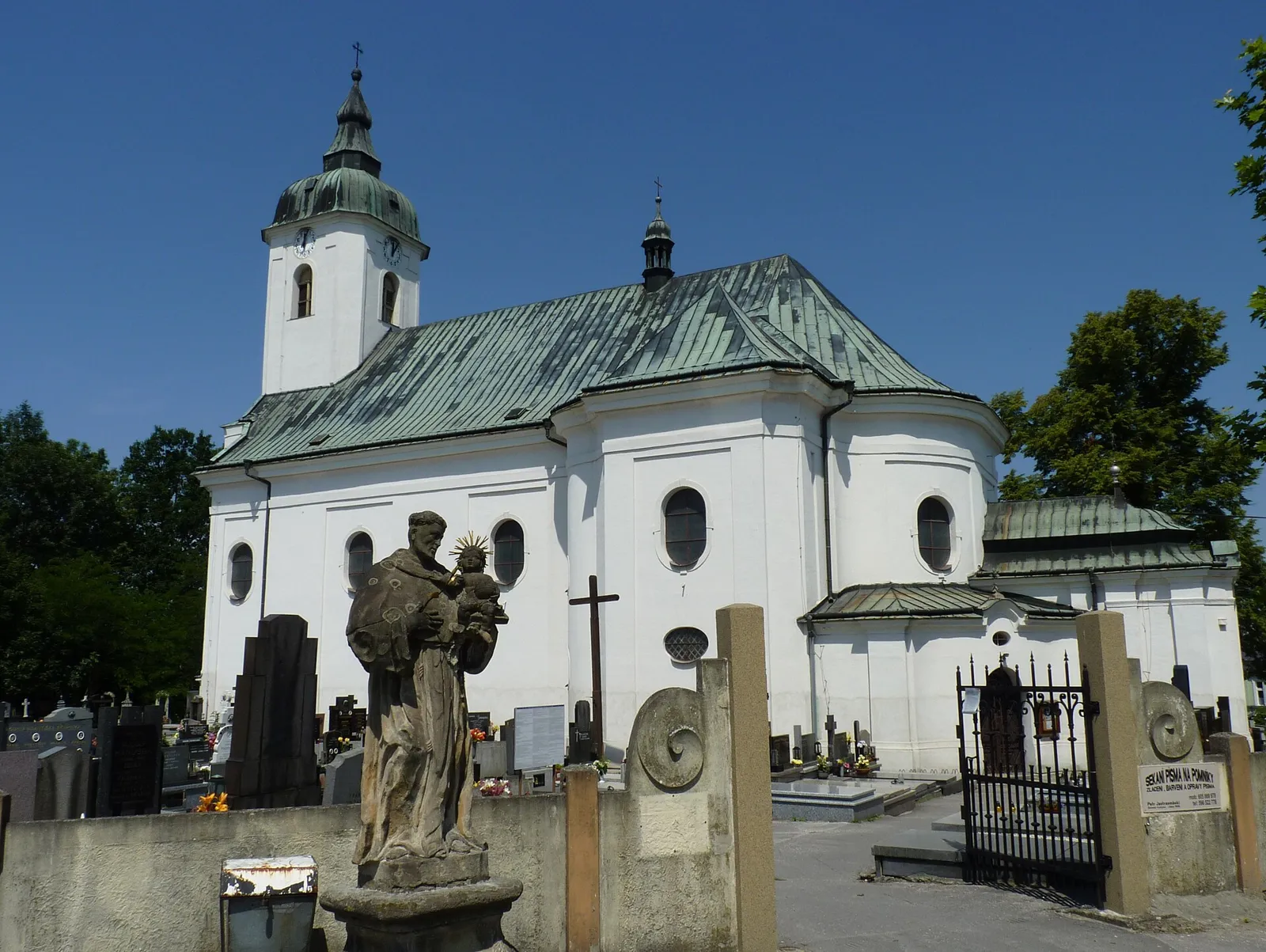 Pohled na obec Dolní Lutyně, okres Karviná