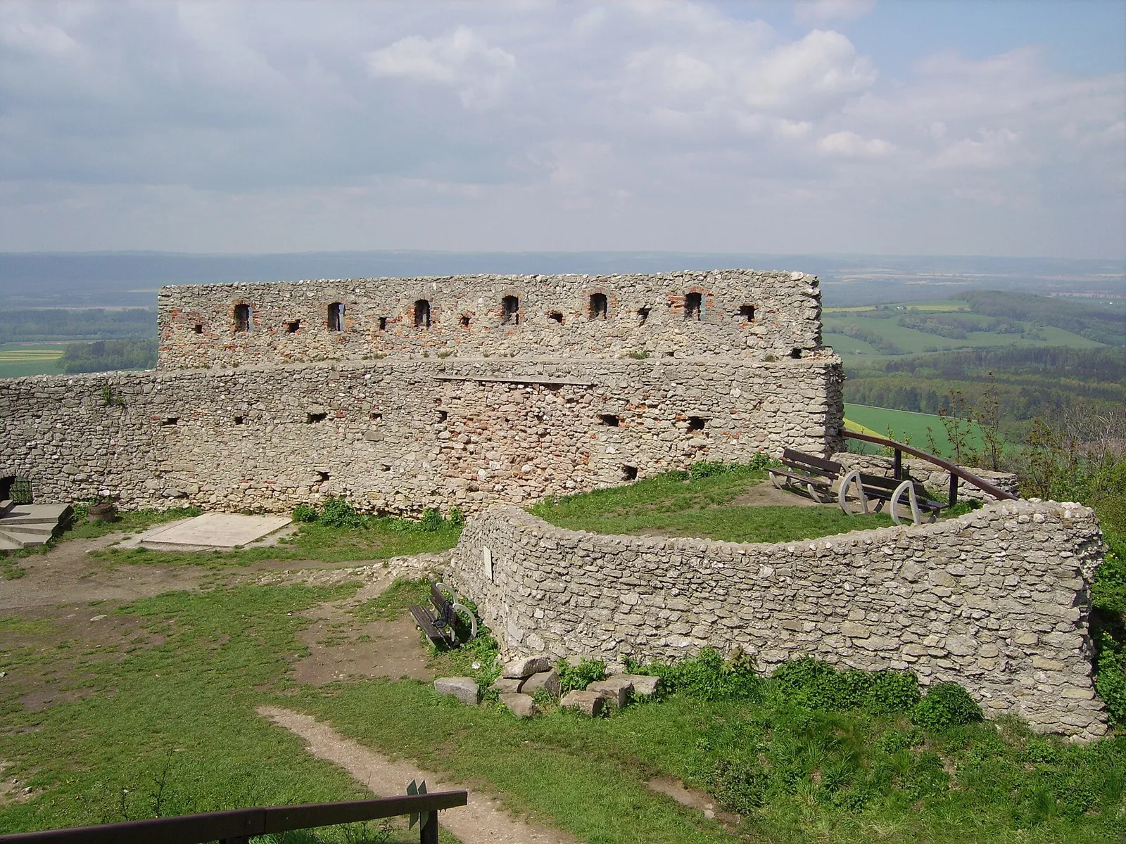 Pohled na obec Starý Jičín, okres Nový Jičín